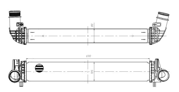 Für NRF 309035 INTERCOOLER - Bild 6