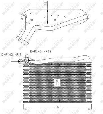 Nrf Verdampfer, Klimaanlage [Hersteller-Nr. 36037] für Audi - Bild 6