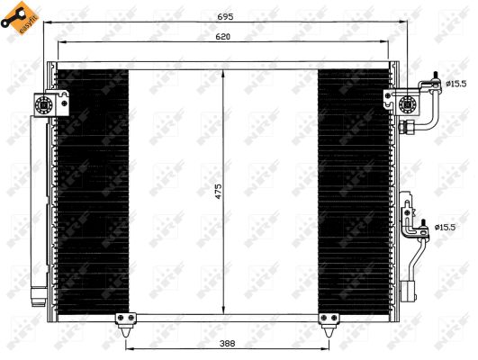 Für NRF 35619 CONDENSER - Bild 8