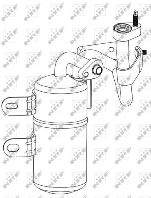 NRF Trockner, Klimaanlage EASY FIT 33307 für Volvo Ford