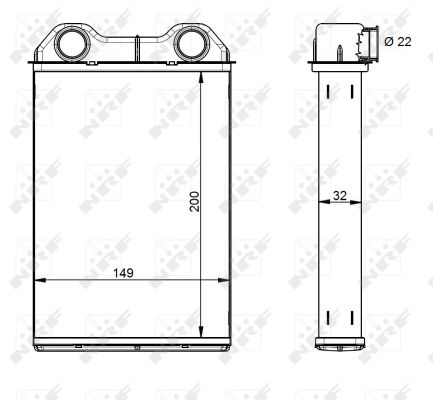 Nrf Wärmetauscher, Innenraumheizung 54341 - Bild 10