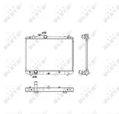 Nrf Motork?Hler Gel?Tet Suzuki Swift 3 53582 - Bild 10
