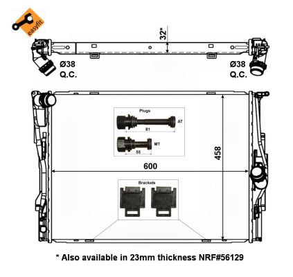 Für NRF 53473 RADIATOR - Bild 10