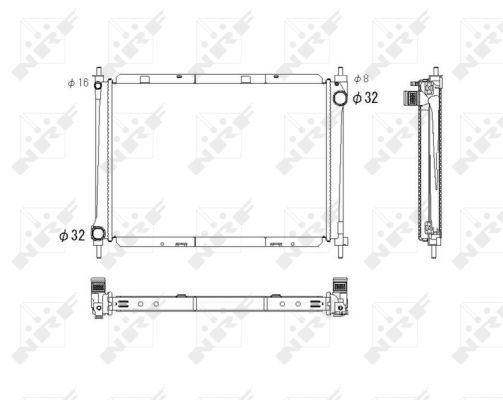 Für NRF 53759 RADIATOR - Bild 8