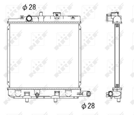 Für NRF 53291 RADIATOR - Bild 10