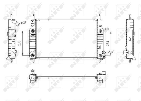 NRF 53748 Kühler für Motorkühlung Motorkühler Autokühler Kühler für Ford - Bild 10
