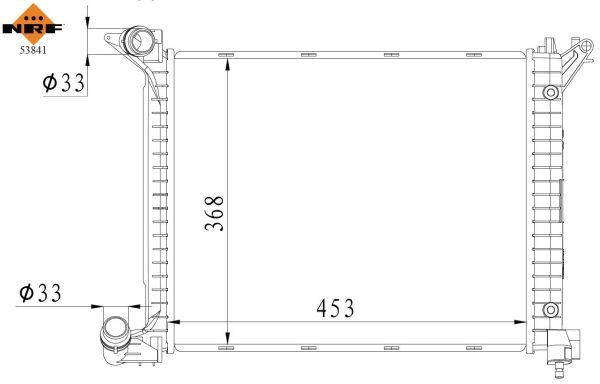 NRF 53841 Kühler für Motorkühlung Motorkühler Autokühler Kühler für Mini - Bild 9
