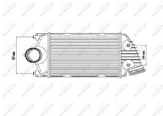 Ladeluftkühler 30186 NRF für PORSCHE 911 911 Cabriolet - Bild 7