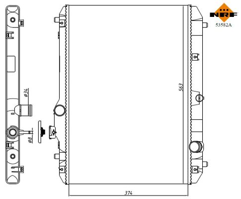 Für NRF 53582A WATER COOLER - Bild 10