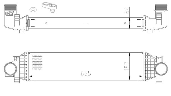 Intercooler – Luftkühler 309068 NRF für FORD GRAND C-MAX C-MAX II KUGA II - Bild 6