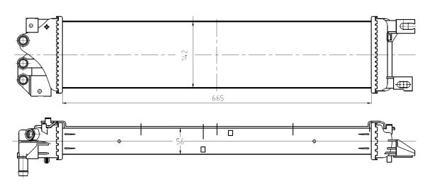 NRF 550026 Kühler für Motorkühlung Motorkühler Autokühler Kühler für Ford - Bild 7