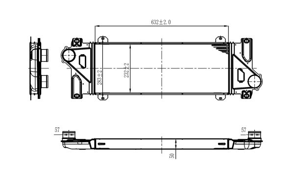 Intercooler – Luftkühler 309110 NRF für MERCEDES-BENZ - Bild 6