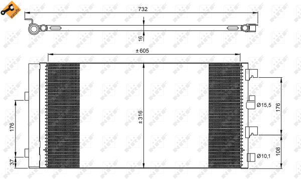 Nrf Kondensator, Klimaanlage 35969 - Bild 7