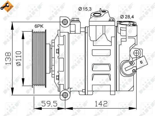 Nrf Klimakompressor Audi Cupra Seat Skoda Vw 32146 - Bild 11