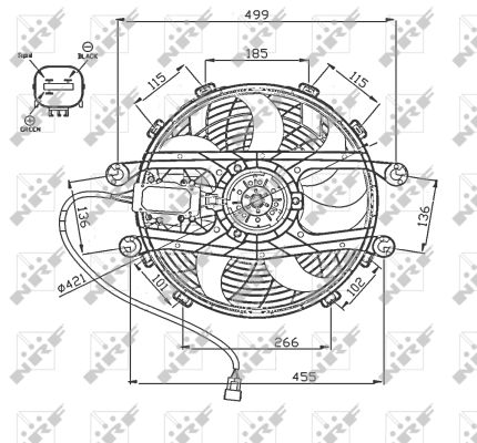 Nrf K?Hlerl?Fter Bmw 3Er E46 47747 - Bild 6