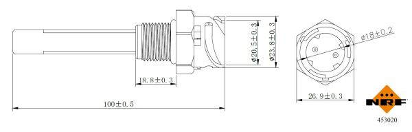 NRF 453020 Sensor für Kühlmittelstand Sensor für Kühlmittelstand - Bild 5