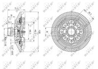 NRF Kupplung, Khlerlfter, Art.-Nr. 49577