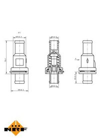 NRF Thermostat, Khlmittel, Art.-Nr. 725175