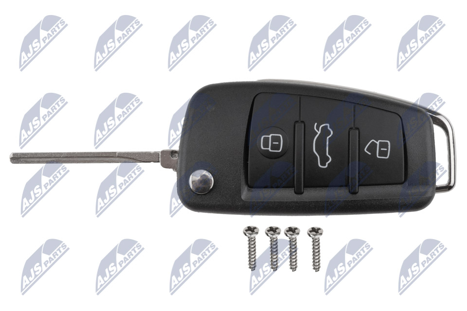Nty Handsendergehäuse, Zentralverriegelung Gehäuse, Autoschlüssel Ezc-Au-249 Zentralverriegelung, Gehäuse, Für Audi Vag 8P0837220D