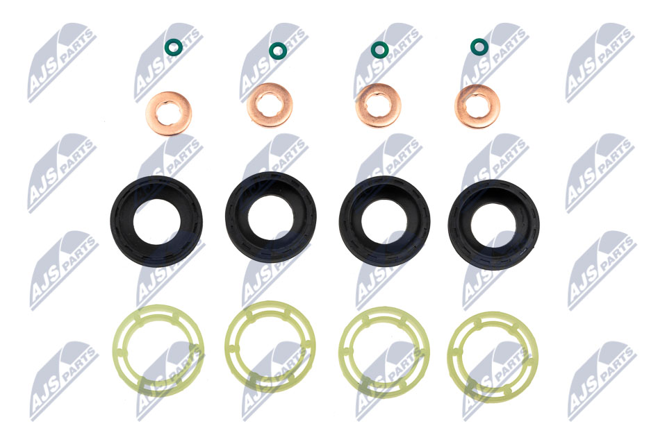 NTY Dichtungssatz, Einspritzdüse bwpct002 für Peugeot Ford Citroën/Peugeot LANCIA Citroën MINI