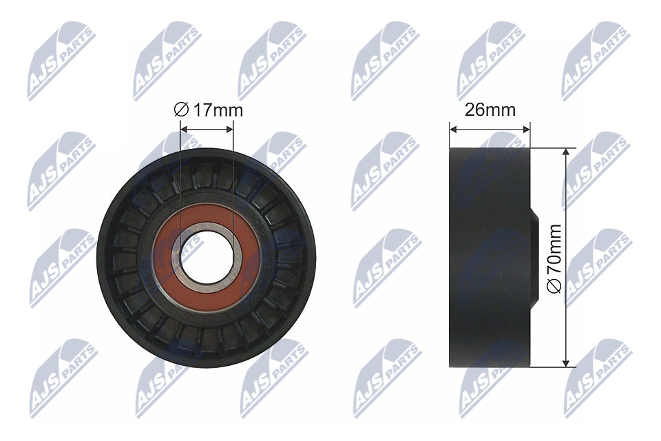 NTY Riemenspanner, Keilrippenriemen rnkbm010 für BMW