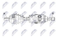 NTY Antriebswelle, Art.-Nr. NPW-RE-248