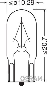 OSRAM Glühlampe, Leseleuchte 2840