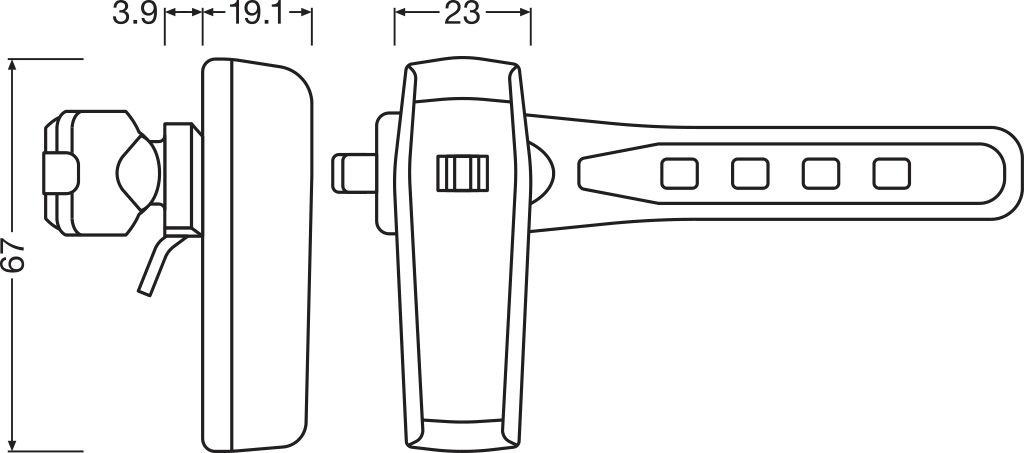 OSRAM Leuchtensatz, Fahrrad LEDBRL102
