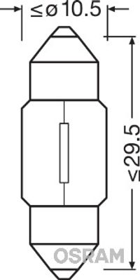 OSRAM Glhlampe, Handschuhfachleuchte "ORIGINAL", Art.-Nr. 6438