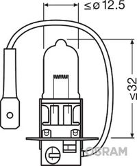 OSRAM Glhlampe, Abbiegescheinwerfer "SUPER", Art.-Nr. 64151SUP