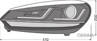 OSRAM Hauptscheinwerfersatz "LEDriving� XENARC� headlight for VW Golf VI", Art.-Nr. LEDHL102-CM