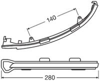 OSRAM Blinkleuchtensatz "LEDriving Dynamic Mirror Indicator for VW Golf VII", Art.-Nr. LEDDMI 5G0 BK S