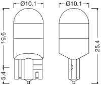OSRAM Glhlampe, Handschuhfachleuchte "LEDriving SL", Art.-Nr. 2825DWP-02B