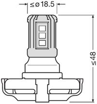 OSRAM Gl�hlampe, Blinkleuchte "LEDriving� SL", Art.-Nr. 5201DWP