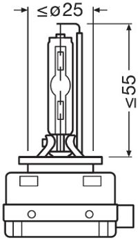 OSRAM Glhlampe, Fernscheinwerfer "XENARC CLASSIC", Art.-Nr. 66140CLC
