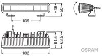 OSRAM Fernscheinwerfer "LEDriving LIGHTBAR SX180", Art.-Nr. LEDDL105-SP