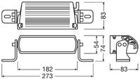 OSRAM Fernscheinwerfer "LEDriving� Lightbar FX125-SP", Art.-Nr. LEDDL128-SP