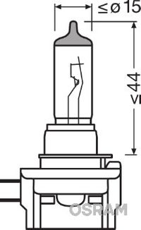OSRAM Gl�hlampe, Fernscheinwerfer "ORIGINAL", Art.-Nr. 64241