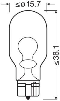 OSRAM Glhlampe, Nebel-/Schlusslicht "ORIGINAL", Art.-Nr. 921-2BL