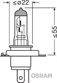 OSRAM Glühlampe, Fernscheinwerfer "ORIGINAL SPECIAL", Art.-Nr. 94193