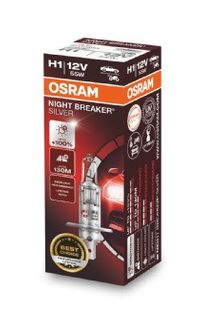 OSRAM Glhlampe, Abbiegescheinwerfer "NIGHT BREAKER SILVER", Art.-Nr. 64150NBS