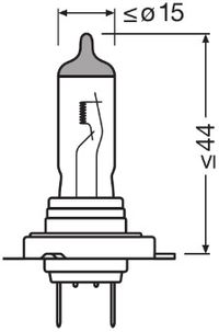 OSRAM Glhlampe, Abbiegescheinwerfer "NIGHT BREAKER SILVER", Art.-Nr. 64210NBS