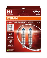 OSRAM Gl�hlampe, Abbiegescheinwerfer "NIGHT BREAKER� LASER", Art.-Nr. 64150NL-2HB