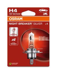 OSRAM Gl�hlampe, Fernscheinwerfer "NIGHT BREAKER� SILVER", Art.-Nr. 64193NBS-1BL