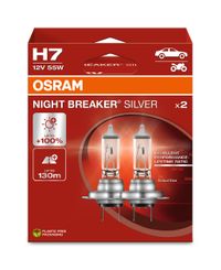 OSRAM Glhlampe, Fern-/Tagfahrleuchte "NIGHT BREAKER SILVER", Art.-Nr. 64210NBS-2HB