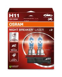 OSRAM Gl�hlampe, Abbiegescheinwerfer "NIGHT BREAKER� LASER", Art.-Nr. 64211NL-2HB