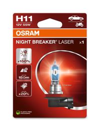 OSRAM Gl�hlampe, Abbiegescheinwerfer "NIGHT BREAKER� LASER", Art.-Nr. 64211NL-1BL