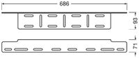 OSRAM Halter, Zusatzscheinwerfer "License Plate Bracket", Art.-Nr. LEDDL ACC 103