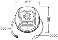 OSRAM Druckluftreifenprüfer/-füller "TYREinflate 450", Art.-Nr. OTI450