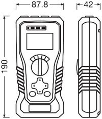OSRAM Prüfgerät, Batterie "OSRAM BATTERYtest PRO", Art.-Nr. OMM600